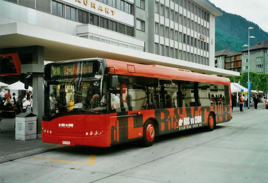 (107'405) - SBC Chur - Nr. 8/GR 97'508 - Solaris am 24. Mai 2008 beim Bahnhof Chur