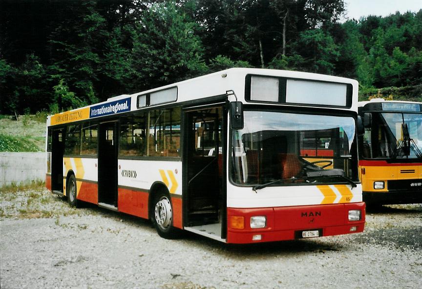 (108'626) - RVBW Wettingen - Nr. 65/BE 2784 U - MAN am 6. Juli 2008 in Safnern, BTR