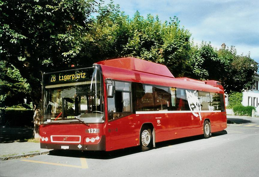 (109'003) - Bernmobil, Bern - Nr. 132/BE 624'132 - Volvo am 8. Juli 2008 in Ostermundigen, Zollgasse