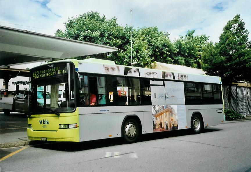 (109'008) - Busland, Burgdorf - Nr. 21/BE 165'638 - Scania/Hess am 8. Juli 2008 beim Bahnhof Burgdorf