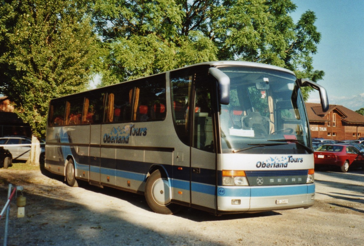 (109'215) - Oberland Tours, Grindelwald - Nr. 44/BE 26'807 - Setra (ex AAGI Interlaken) am 15. Juli 2008 in Thun, Lachenwiese