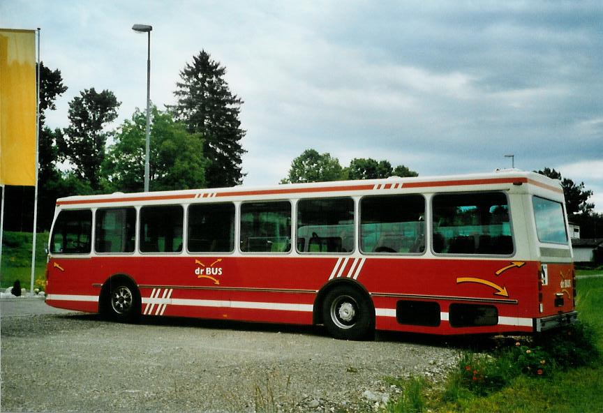 (109'508) - Grundbacher, Aefligen - Nr. 1 - Saurer/R&J (ex AAGK Koppigen Nr. 1; ex STI Thun Nr. 48) am 20. Juli 2008 in Aefligen, Garage