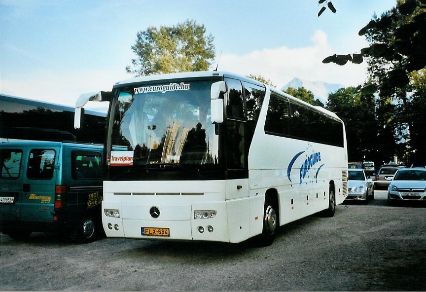 (109'804) - Aus Ungarn: Euroguide - FLX-664 - Mercedes am 31. Juli 2008 in Thun, Lachenwiese