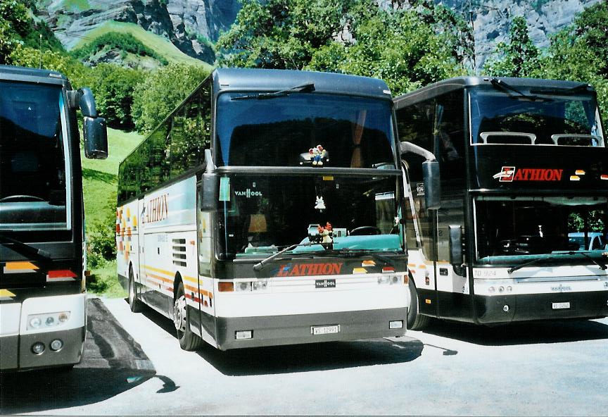 (110'005) - Lathion, Sion - Nr. 39/VS 12'991 - Van Hool am 3. August 2008 in Leukerbad, Carparkplatz