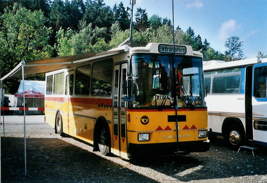 (110'311) - Toldo, Zrich - ZH 124'701 - Saurer/R&J (ex Peter, Pfaffnau) am 16. August 2008 in Goldingen, Atzmnnig