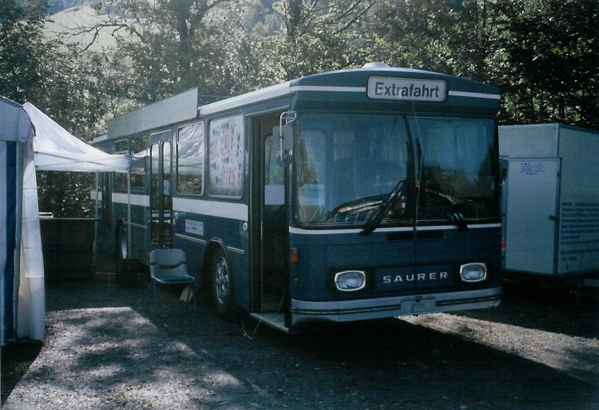 (110'315) - Schneider, Ermenswil - Saurer/Hess (ex Nr. 10) am 16. August 2008 in Goldingen, Atzmnnig