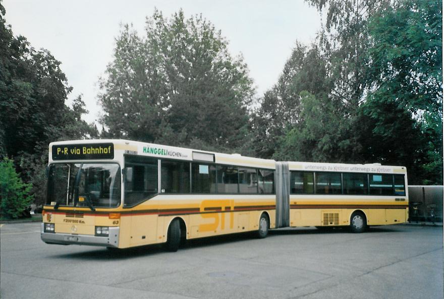 (110'501) - STI Thun - Nr. 63/BE 433'663 - Mercedes am 22. August 2008 in Thun, Garage