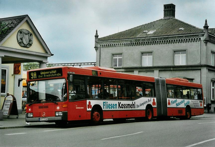 (110'901) - SWK Konstanz - Nr. 46/KN-C 1146 - Mercedes am 15. September 2008 beim Bahnhof Konstanz