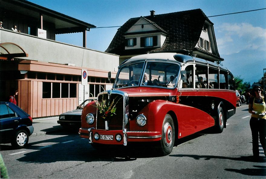 (111'232) - ASKA Aeschi - Nr. 9/BE 26'724 - Saurer/R&J am 28. September 2008 in Spiez, Post