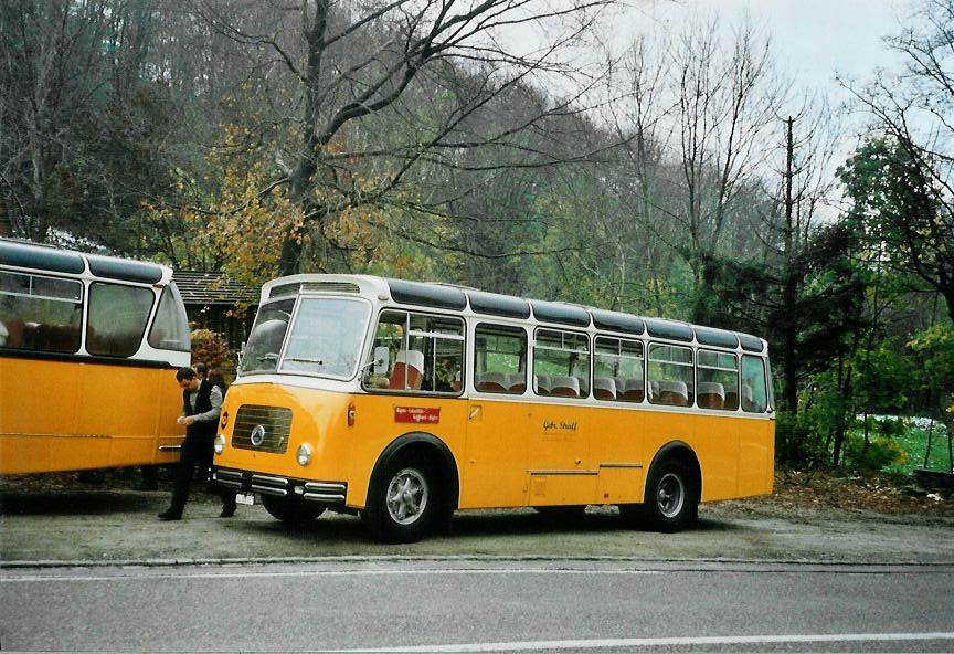 (111'817) - Streiff, Gelterkinden - AG 306'557 - Saurer/Gangloff (ex Oldie-Tours Zrisee, Wollerau; ex OTAG, Wald; ex Leibundgut, Obergoldbach; ex Krebs, Belpberg) am 2. November 2008 in Staffelegg, Passhhe