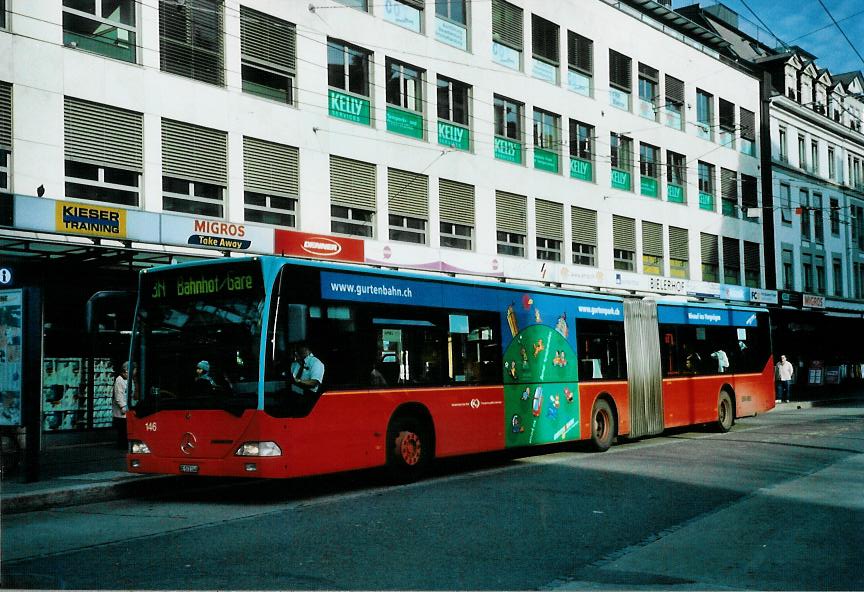 (111'917) - VB Biel - Nr. 146/BE 572'146 - Mercedes am 10. November 2008 in Biel, Guisanplatz