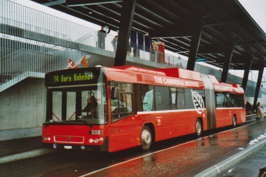 (112'216) - Bernmobil, Bern - Nr. 808/BE 612'808 - Volvo am 24. November 2008 in Bern, Westside