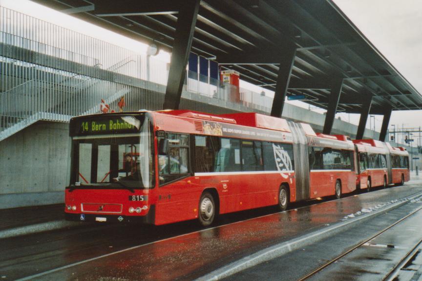 (112'217) - Bernmobil, Bern - Nr. 815/BE 612'815 - Volvo am 24. November 2008 in Bern, Westside