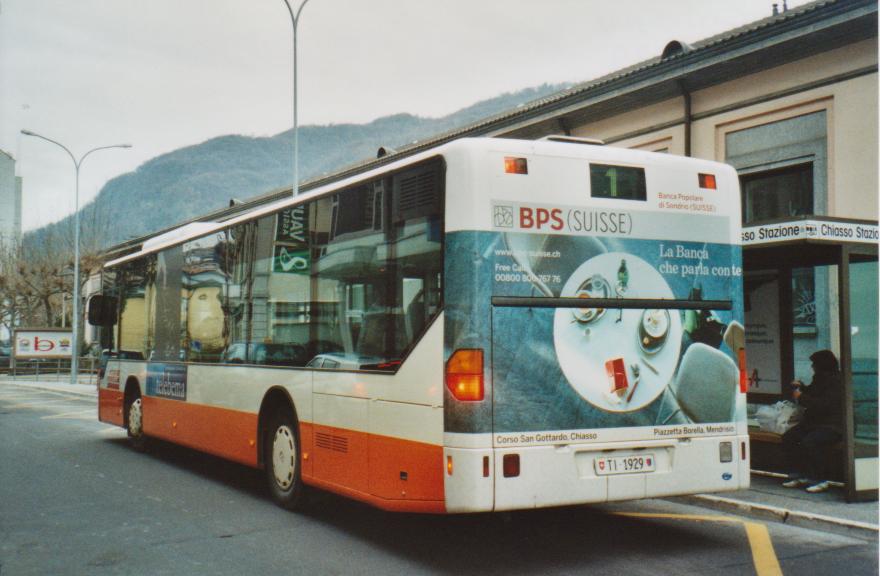 (112'601) - AMSA Chiasso - Nr. 29/TI 1929 - Mercedes am 9. Dezember 2008 beim Bahnhof Chiasso