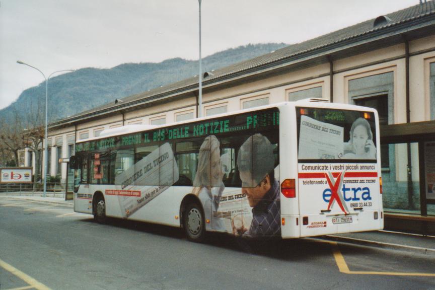 (112'603) - AMSA Chiasso - Nr. 31/TI 25'631 - Mercedes am 9. Dezember 2008 beim Bahnhof Chiasso