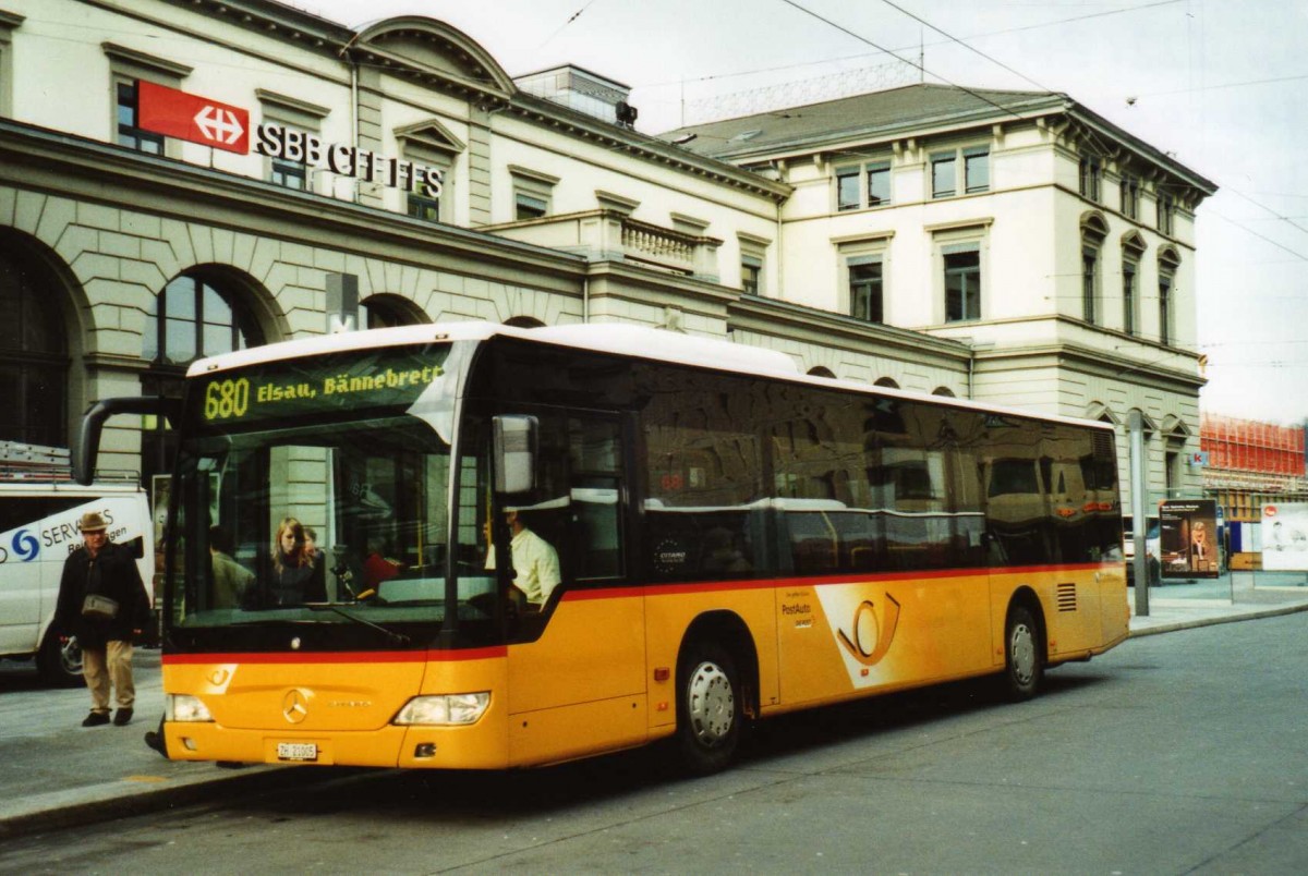 (114'114) - Steiger, Schlatt - Nr. 222/ZH 21'005 - Mercedes am 21. Januar 2009 beim Hauptbahnhof Winterthur