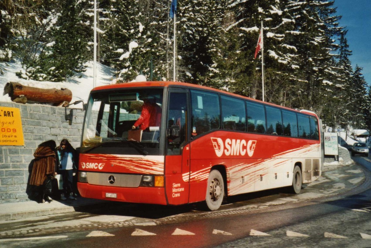 (114'324) - SMC Montana - Nr. 30/VS 48'730 - Mercedes am 15. Februar 2009 in Crans-Montana, Tl Crans