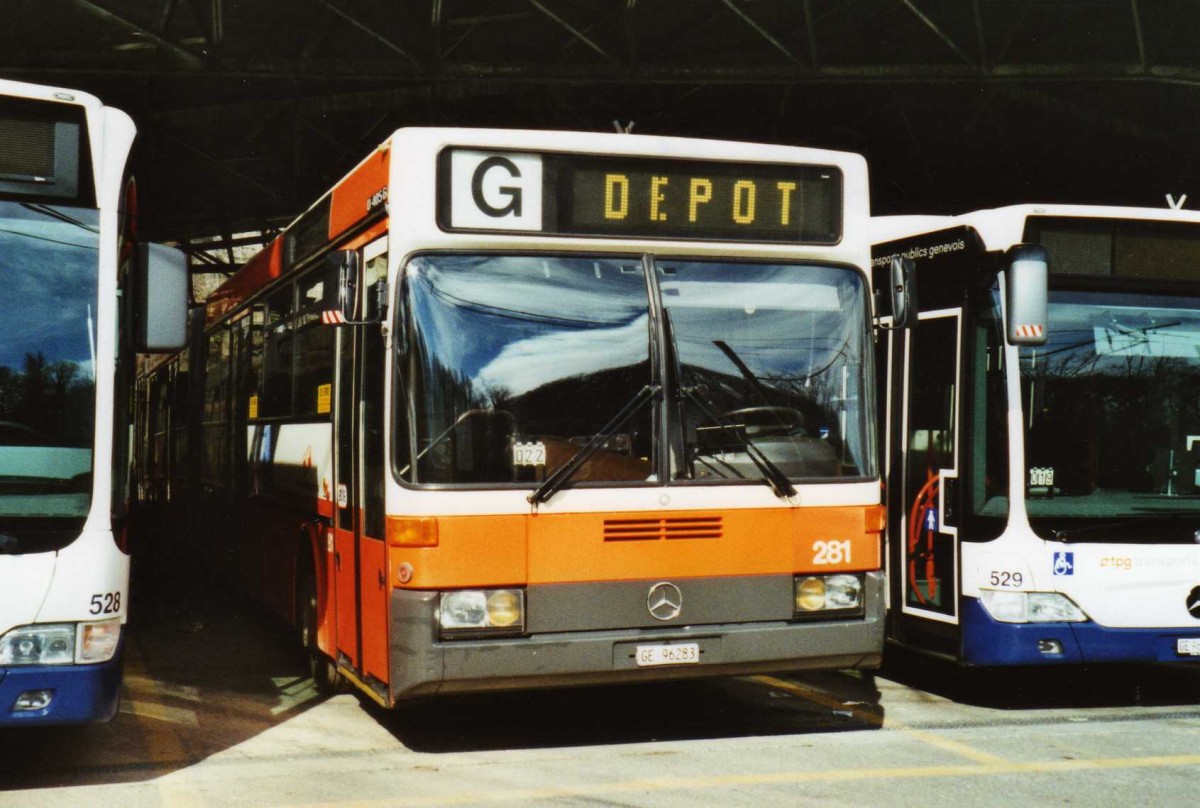 (114'931) - TPG Genve - Nr. 281/GE 96'283 - Mercedes am 8. Mrz 2009 in Genve, Dpt