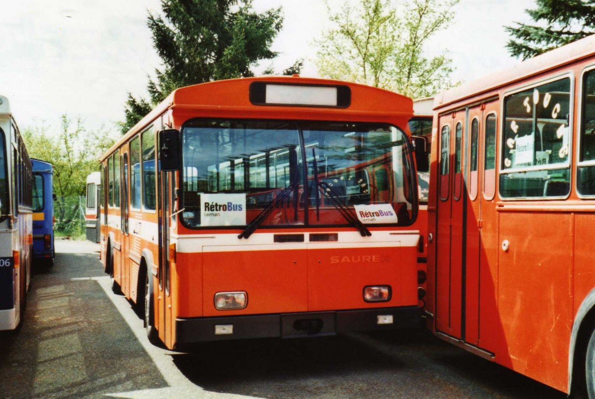 (116'134) - AOT Amriswil (Rtrobus) - Nr. 8 - Saurer/Tscher (ex Frommelt, Vaduz) am 25. April 2009 in Bressonnaz, Rtrobus