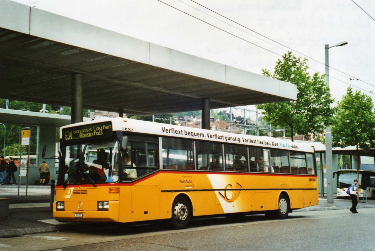 (117'219) - Rattin, Neuhausen - Nr. 17/SH 917 - Mercedes (ex Nr. 7) am 6. Juni 2009 beim Bahnhof Schaffhausen