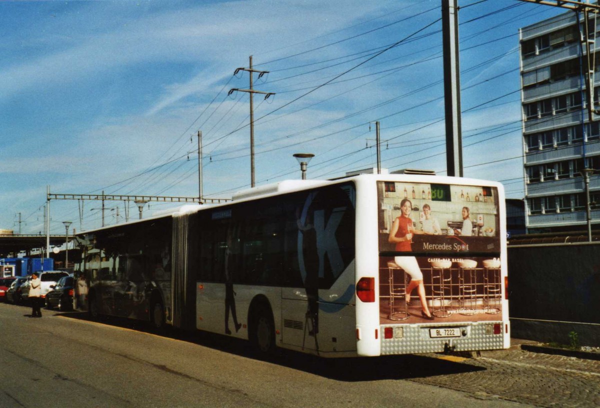 (117'331) - AAGL Liestal - Nr. 94/BL 7222 - Mercedes am 8. Juni 2009 beim Bahnhof Liestal