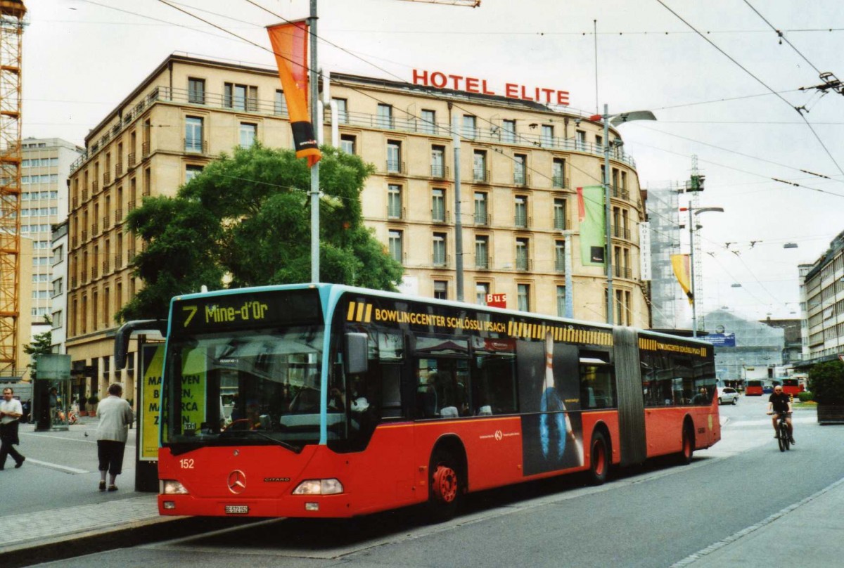 (117'511) - VB Biel - Nr. 152/BE 572'152 - Mercedes am 8. Juni 2009 in Biel, Guisanplatz