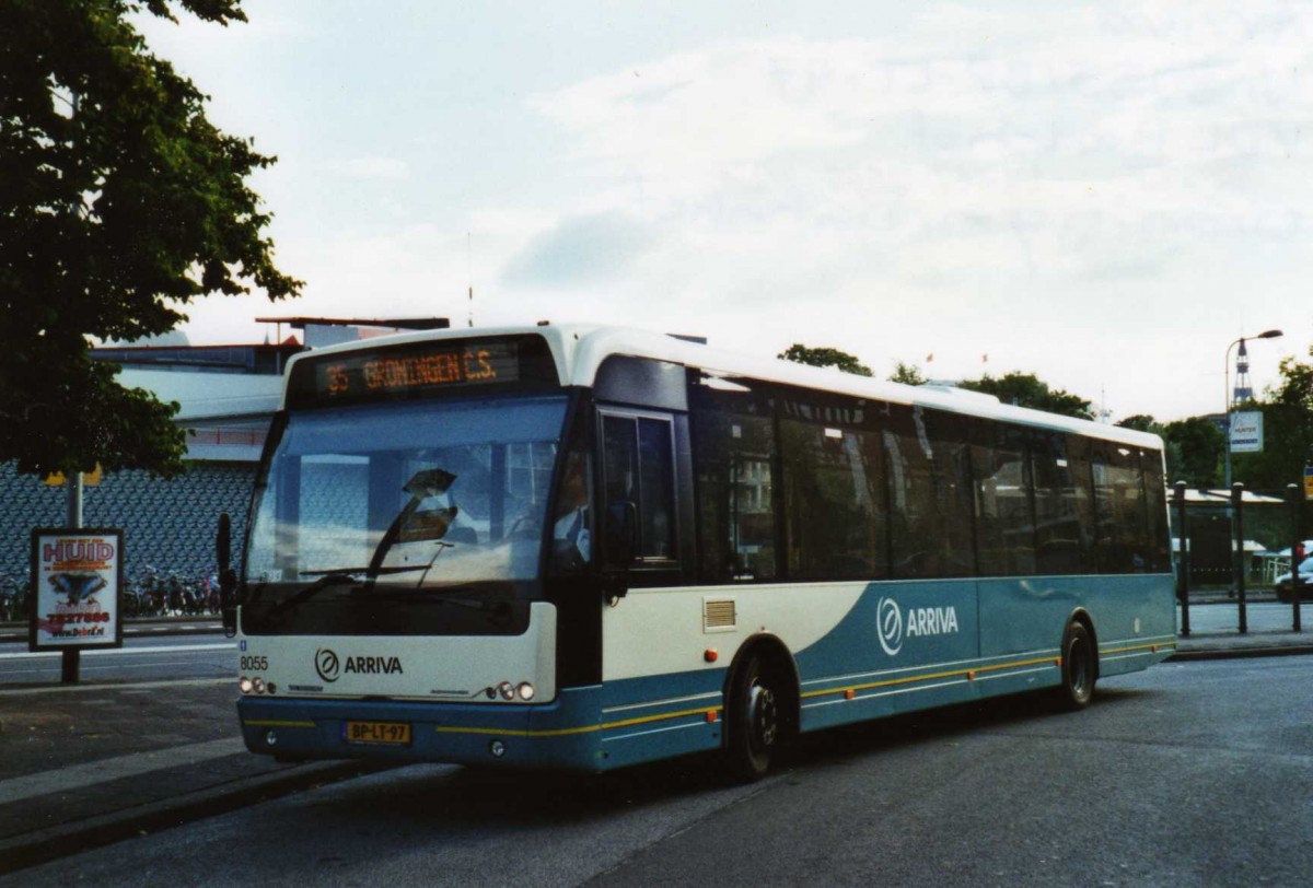 (118'428) - ARRIVA - Nr. 8055/BP-LT-97 - VDL Berkhof am 7. Juli 2009 beim Bahnhof Groningen