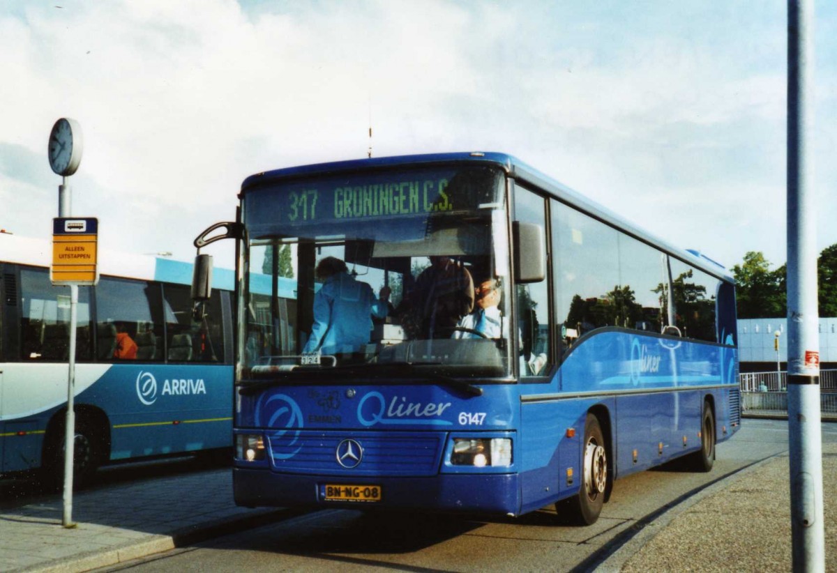 (118'433) - ARRIVA - Nr. 6147/BN-NG-08 - Mercedes am 7. Juli 2009 beim Bahnhof Groningen