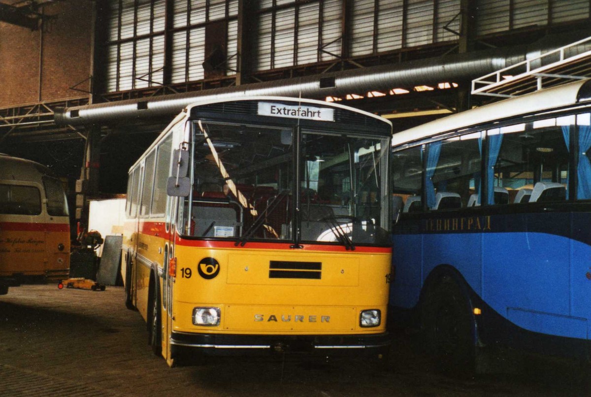 (118'509) - FRAM Drachten - Nr. 19 - Saurer/Tscher (ex Karlen, Stalden Nr. 4; ex P 24'240) am 7. Juli 2009 in Drachten, Autobusmuseum