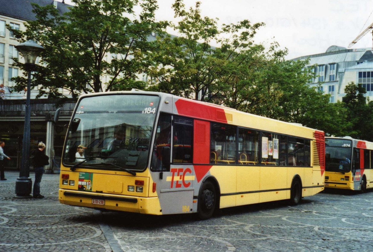 (118'710) - TEC Lige - Nr. 5.184/GIO-498 - Van Hool am 8. Juli 2009 in Lige, Place Saint-Laurent