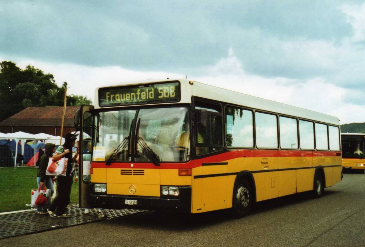 (118'911) - PostAuto Ostschweiz - Nr. 8/TG 158'208 - Mercedes/Lauber (ex P 25'375) am 10. Juli 2009 in Frauenfeld, Open-Air