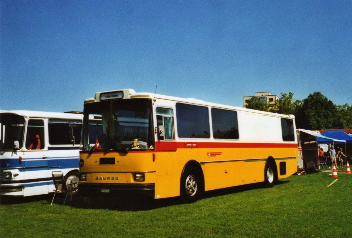 (119'813) - Brndli, Zrich - ZH 180'231 - Saurer/R&J (ex Hofmann, Zrich; ex Pacciarelli, Grono; ex P 25'661) am 15. August 2009 in Zug, Wohnbustreffen