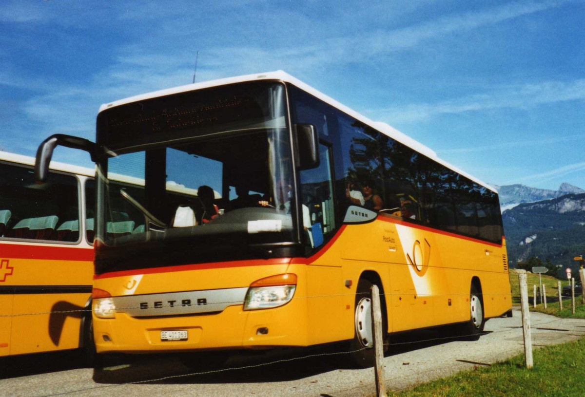 (120'220) - AVG Meiringen - Nr. 63/BE 401'263 - Setra am 23. August 2009 in Geissholz, Hori