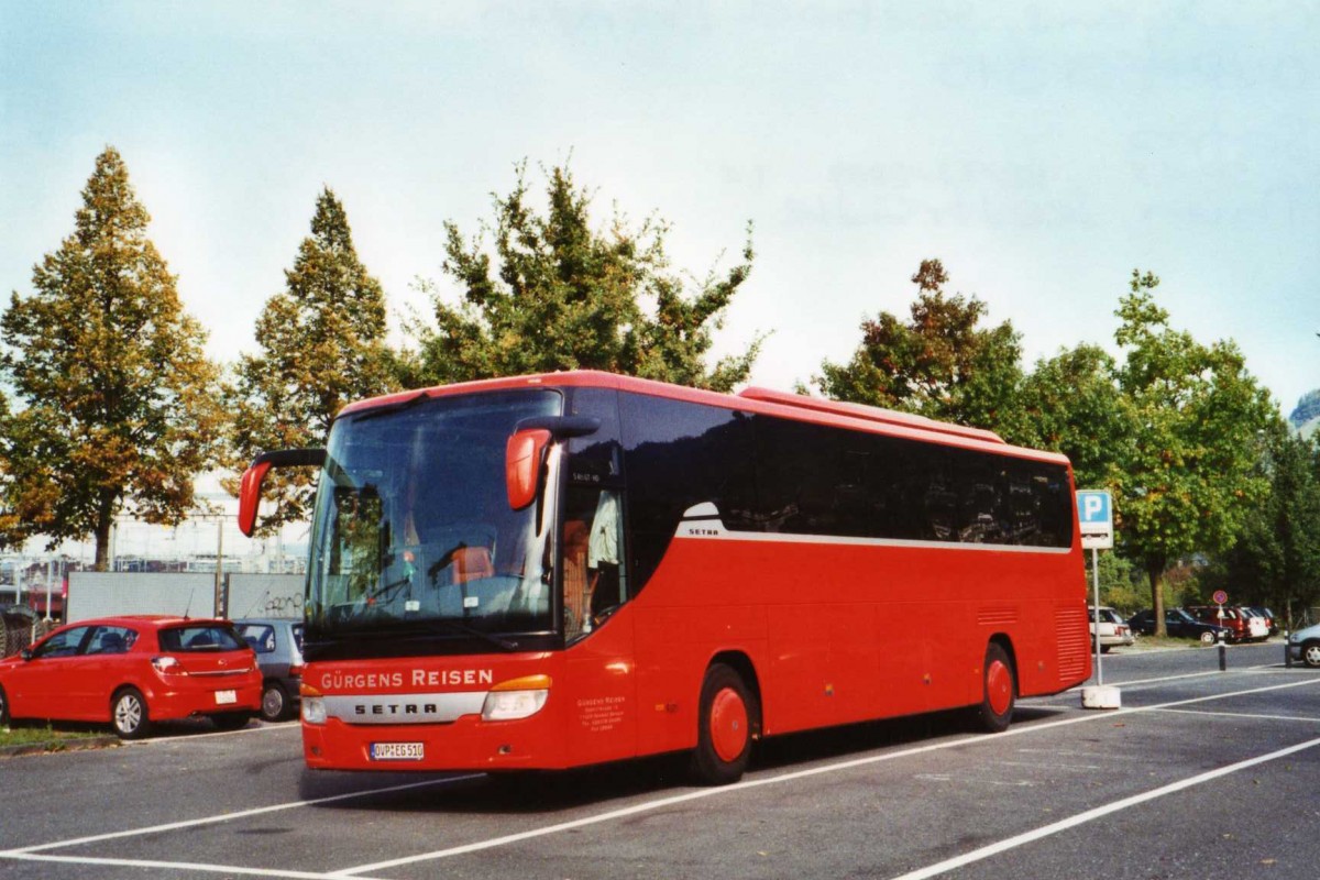 (121'429) - Aus Deutschland: Grgens, Seebad Bansin - OVP-EG 510 - Setra am 16. Oktober 2009 in Thun, Seestrasse