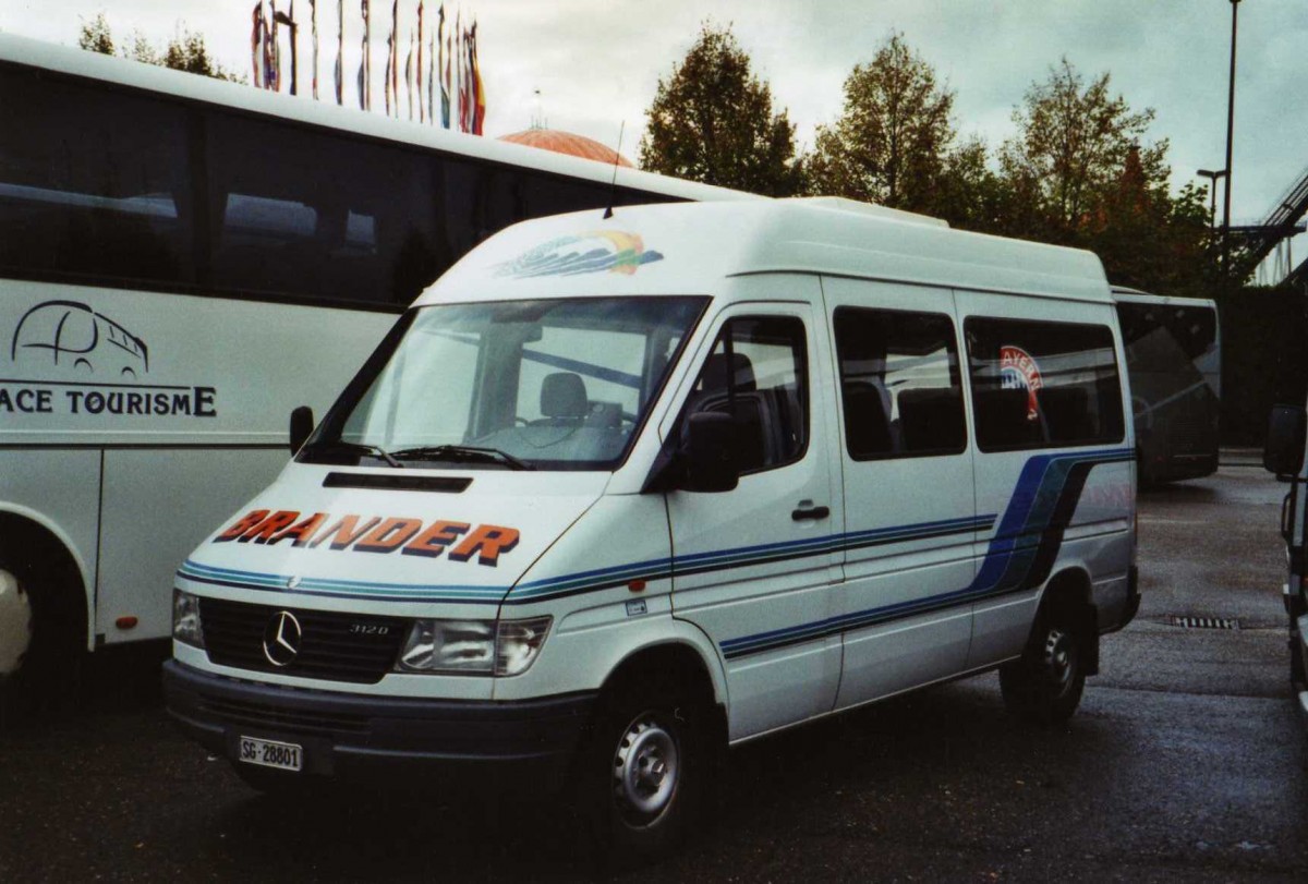 (121'506) - Aus der Schweiz: Brander, Btschwil - SG 28'801 - Mercedes am 18. Oktober 2009 in Rust, Europapark