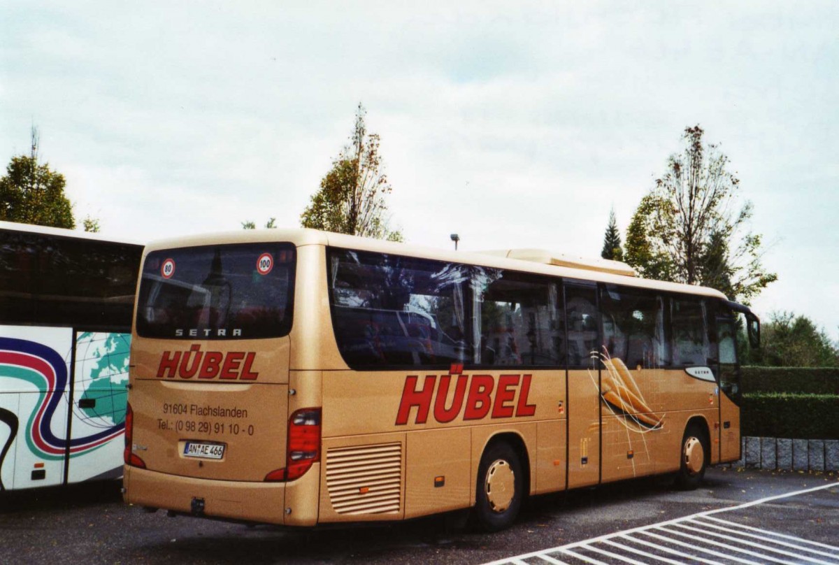 (121'509) - Hbel, Flachslanden - AN-AE 466 - Setra am 18. Oktober 2009 in Rust, Europapark