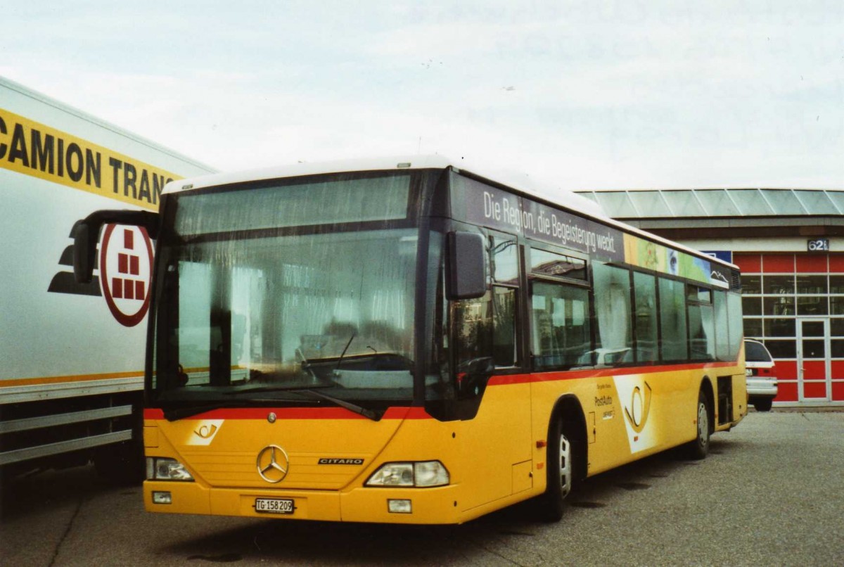 (121'616) - PostAuto Ostschweiz - Nr. 9/TG 158'209 - Mercedes am 21. Oktober 2009 in Wil, Larag