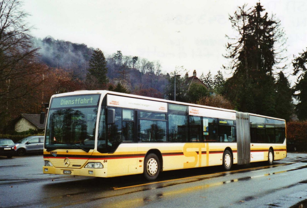 (122'604) - STI Thun - Nr. 84/BE 543'384 - Mercedes am 7. Dezember 2009 bei der Schifflndte Thun