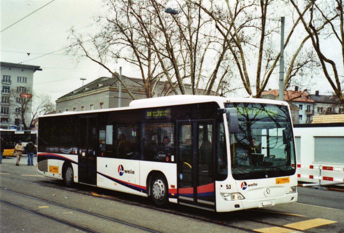 (123'003) - Steffen, Remetschwil - Nr. 53/AG 8910 - Mercedes am 13. Dezember 2009 beim Bahnhof Zrich-Wiedikon