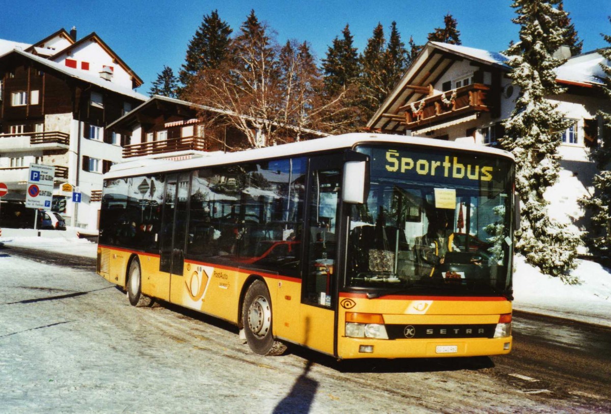 (123'437) - Heim, Flums - SG 140'960 - Setra (ex P 26'030) am 3. Januar 2010 in Flumserberg, Tannenheim Dorf