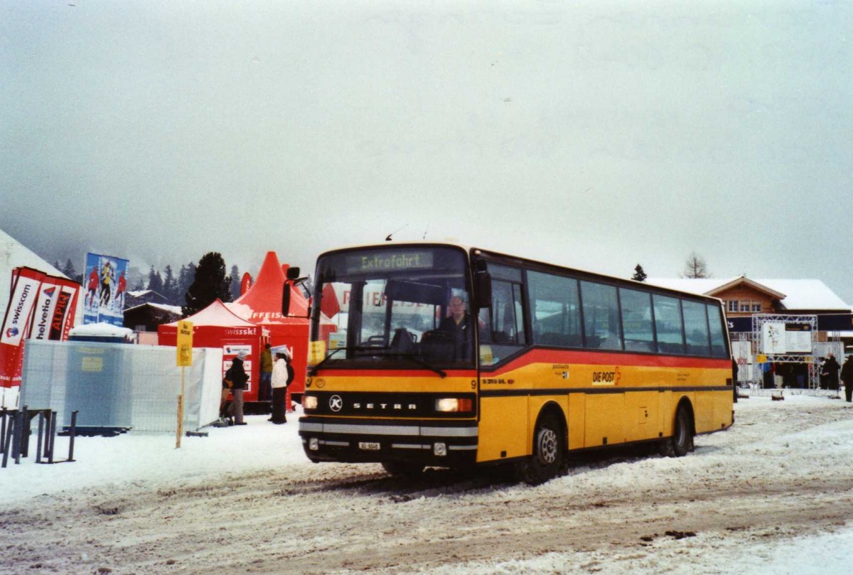 (123'601) - Tschannen, Zofingen - Nr. 9/AG 6048 - Setra am 9. Januar 2010 in Adelboden, Weltcup