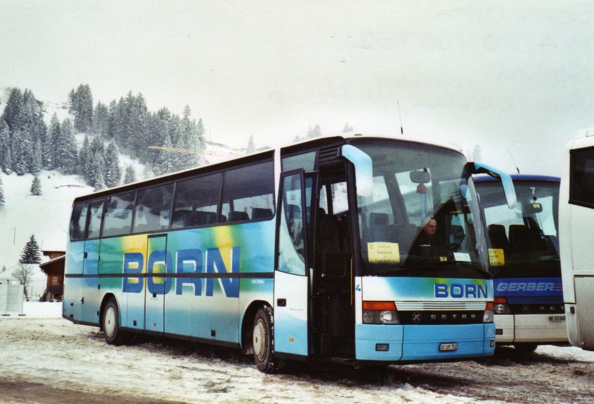 (123'609) - Born, Olten - Nr. 4/SO 105'752 - Setra am 9. Januar 2010 in Adelboden, Weltcup