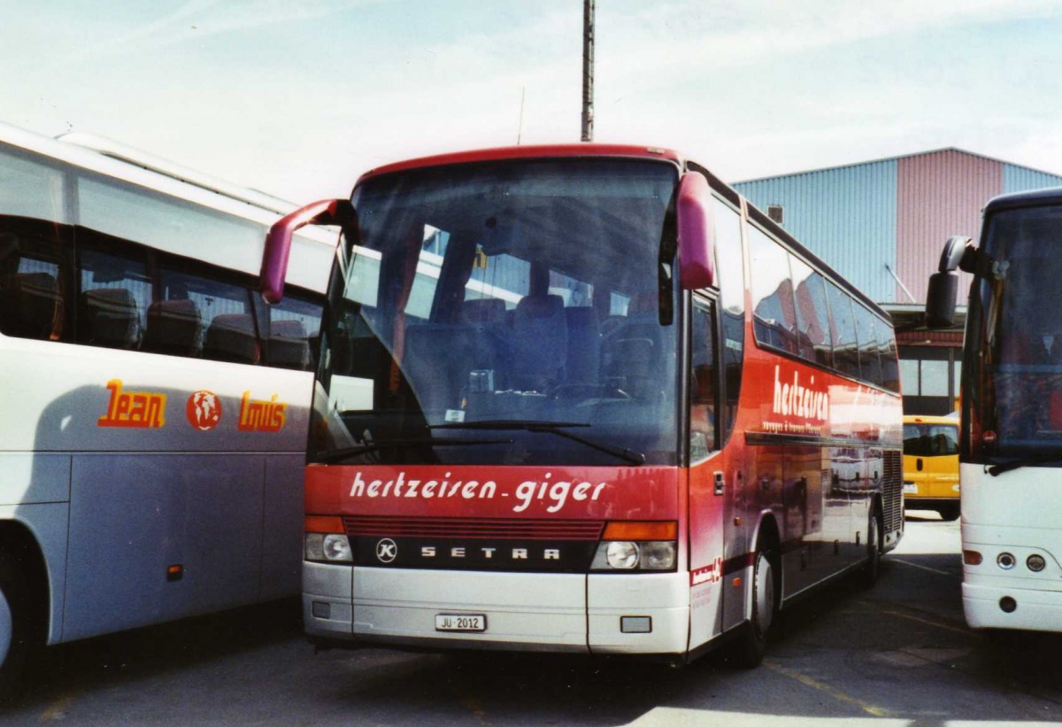 (125'110) - Hertzeisen, Glovelier - JU 2012 - Setra am 18. Mrz 2010 in Thun, Expo