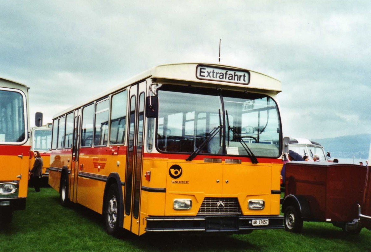 (125'922) - Osthues, Teufen - Nr. 15/AR 17'057 - Saurer-Leyland/Hess (ex AVG Grindelwald Nr. 15; ex RvH Altsttten Nr. 42) am 1. Mai 2010 in Arbon, Arbon Classics