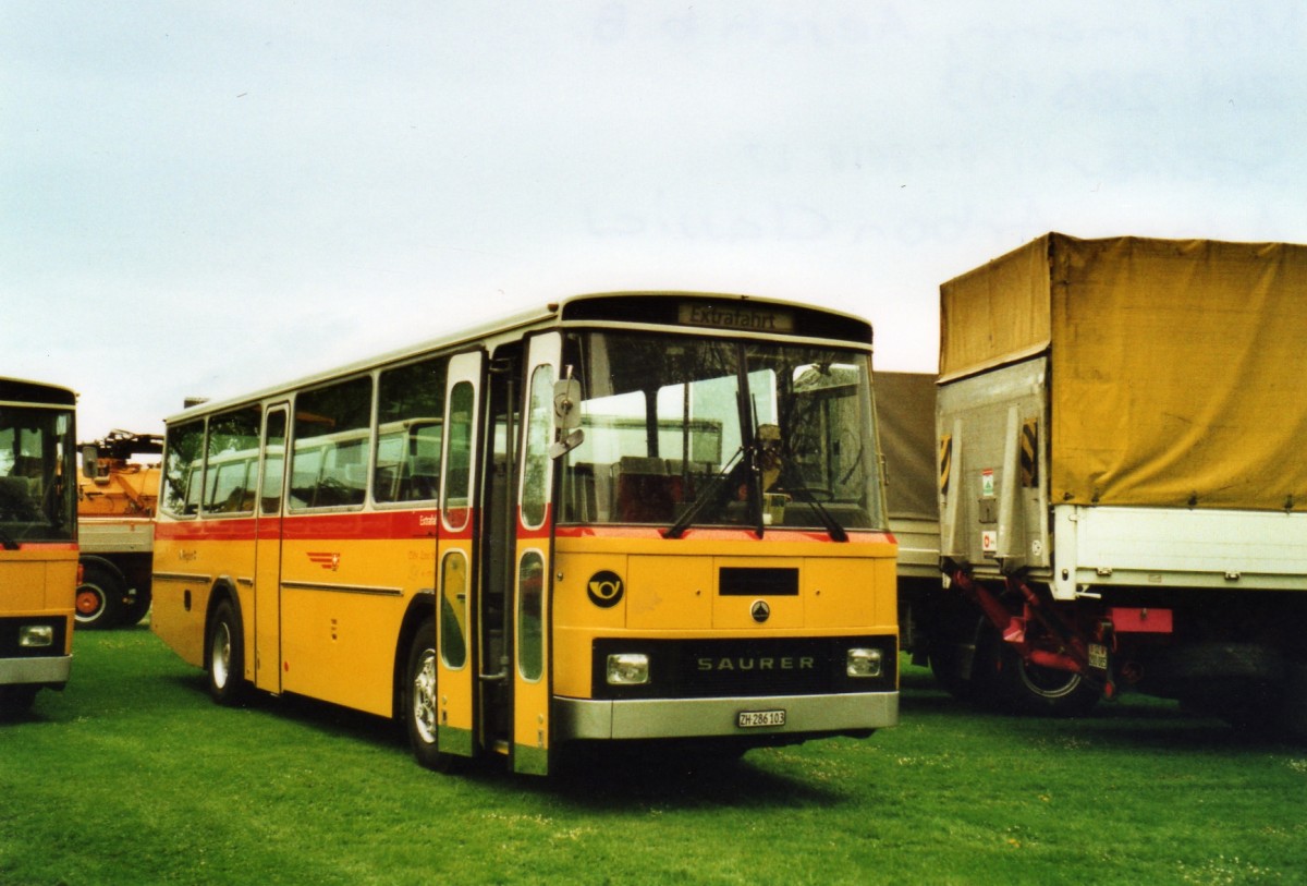 (126'004) - Mosimann, Aesch - ZH 286'103 - Saurer/Tscher am 1. Mai 2010 in Arbon, Arbon Classics