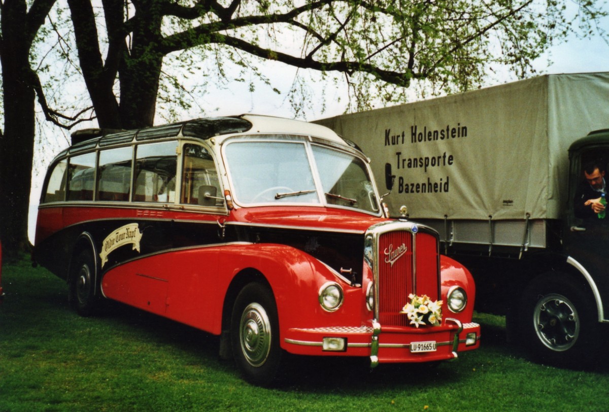 (126'008) - Peter, Luthern Bad - LU 91'665 U - Saurer/R&J (ex Schneider, Langendorf; ex Feller, Luterbach; ex ASKA Aeschi Nr. 10) am 1. Mai 2010 in Arbon, Arbon Classics