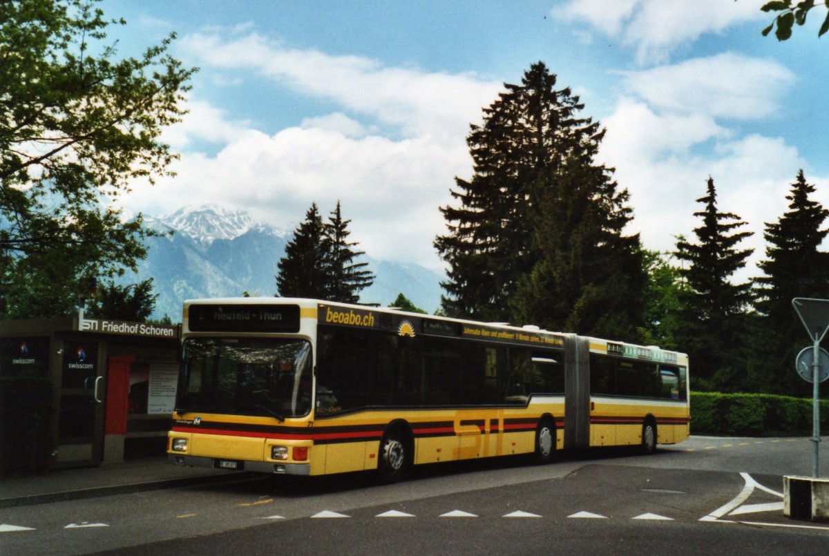 (126'427) - STI Thun - Nr. 71/BE 385'871 - MAN am 21. Mai 2010 in Thun, Schorenfriedhof