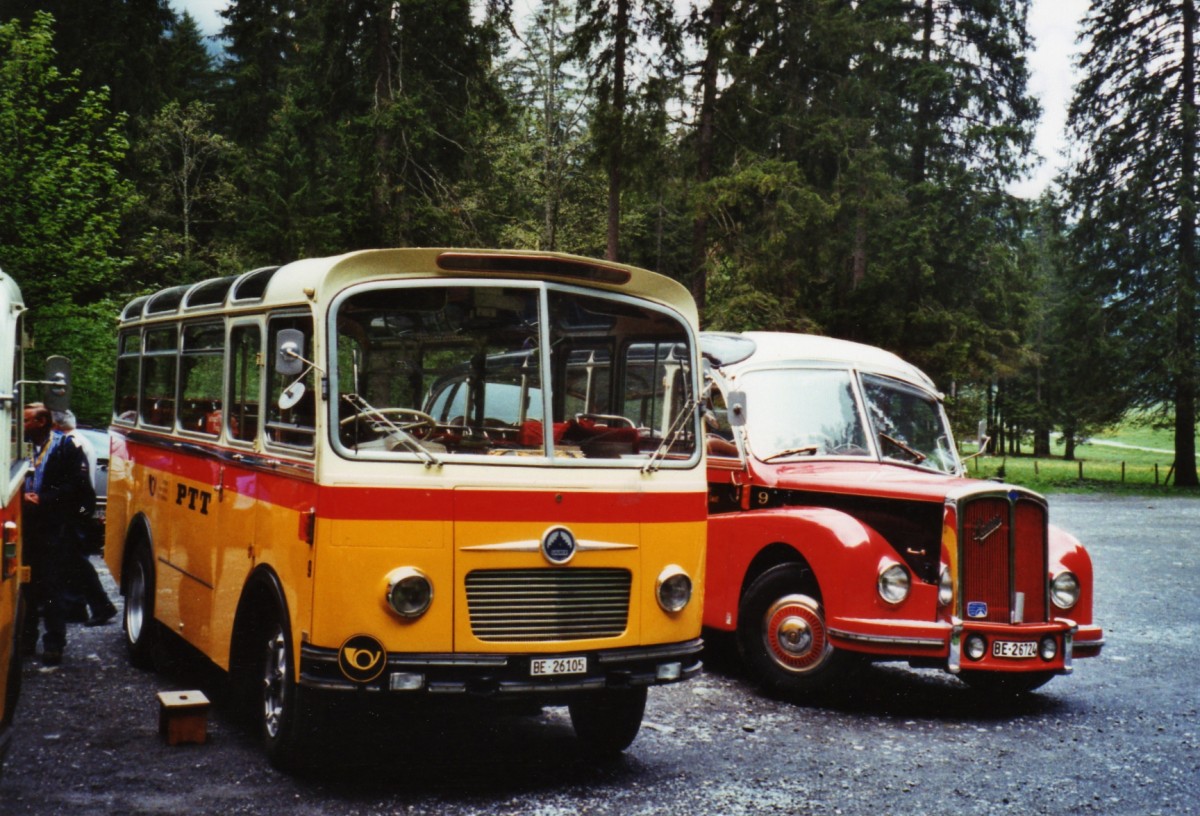 (126'630) - Schmid, Thrishaus - Nr. 9/BE 26'105 - Saurer/R&J (ex Geiger, Adelboden Nr. 9) am 29. Mai 2010 in Kiental, Tschingel