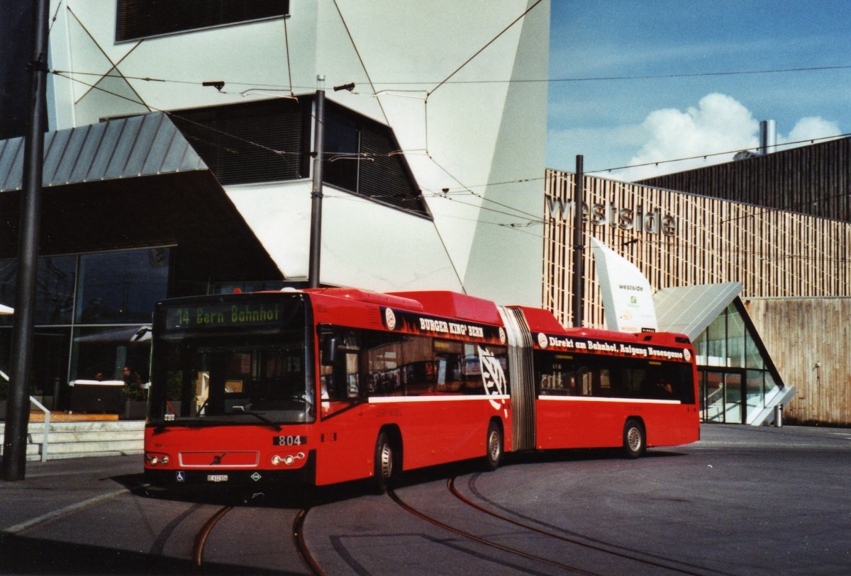 (126'933) - Bernmobil, Bern - Nr. 804/BE 612'804 - Volvo am 14. Juni 2010 in Bern, Westside