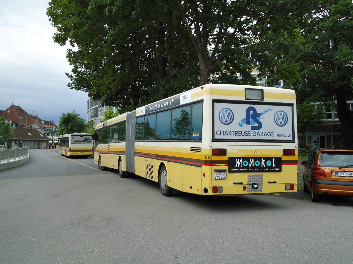 (128'014) - STI Thun - Nr. 66/BE 371'366 - Mercedes am 24. Juli 2010 bei der Schifflndte Thun